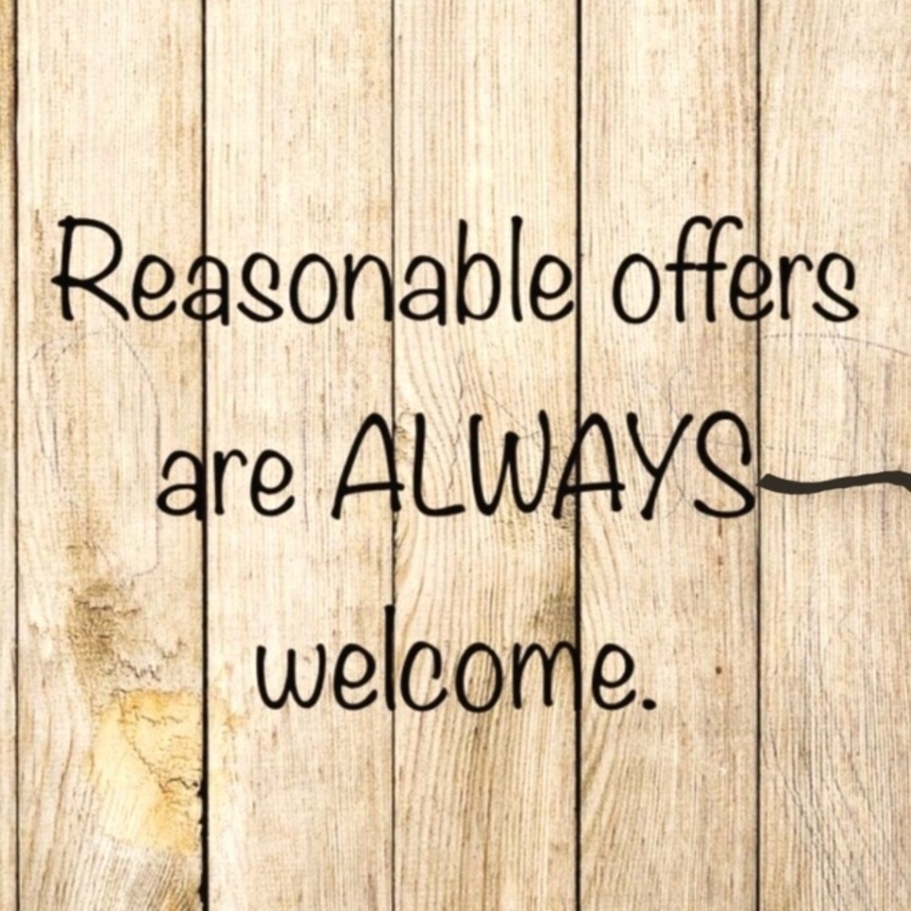 〰Reasonable offers〰